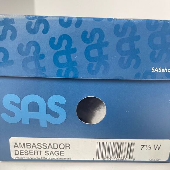 NIB SAS Ambassador Desert Sage Lace up Oxfords - Picture 8 of 9